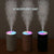 Experience Refreshing Atmosphere: 1200mAh Wireless Rechargeable Air Humidifier with Gradient-Colored LED Lights